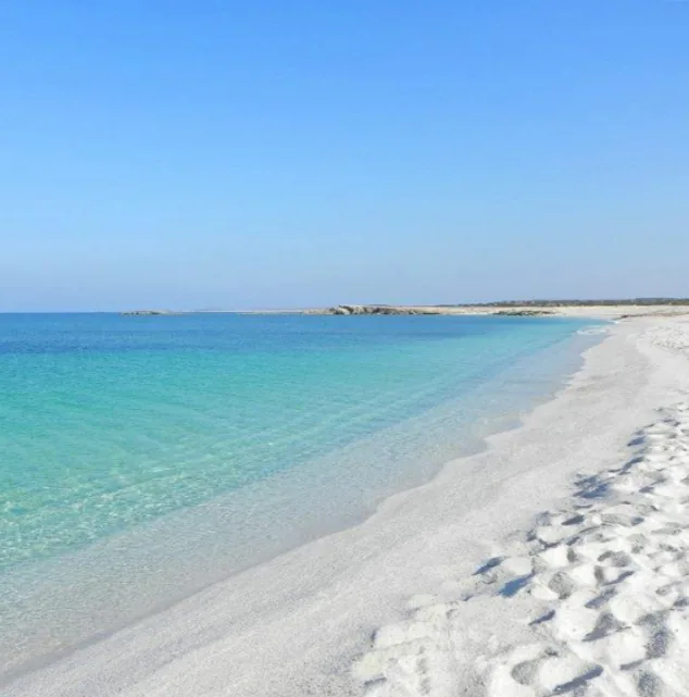 Le spiagge bianche dell'oristanese